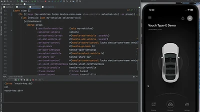 Developing mobile digital key applications with ClojureScript